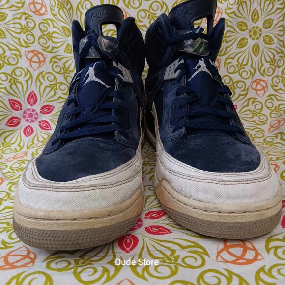 Jordan Spizike Midnight Navy Blue Men's Sneakers - Size 13 - Picture 2 of 14